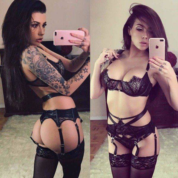Lingerie Hugs These Girls in All the Right Place