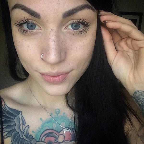 Some Try To Remove Their Natural Freckles – Others Tattoo Artificial Ones
