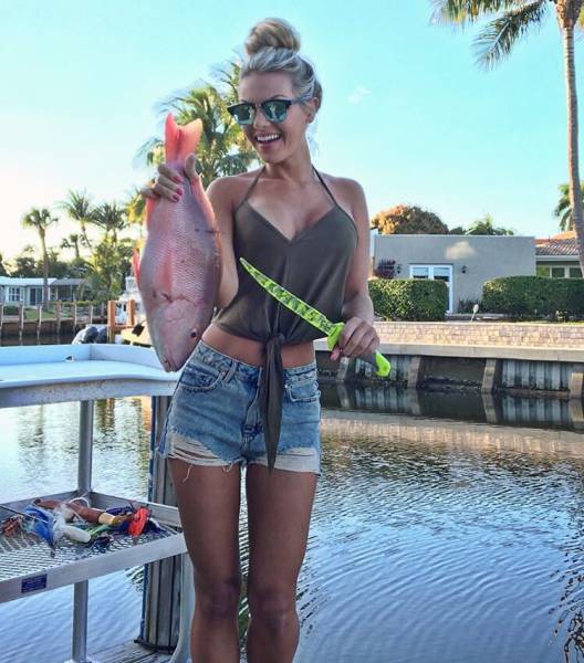 You Would Certainly Love To Go Fishing With Her!