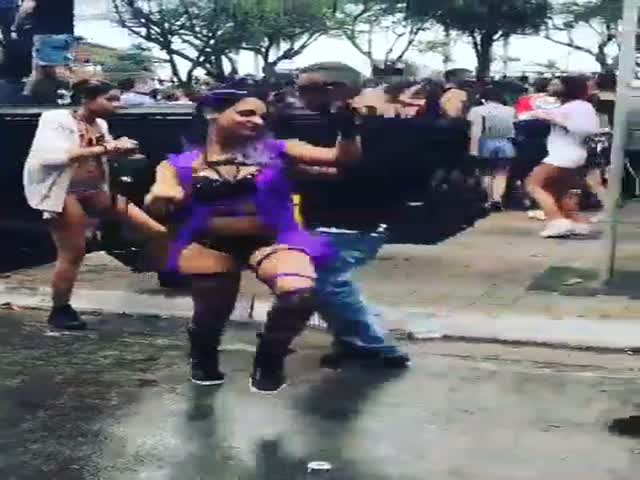 This Girl Got All The Moves!