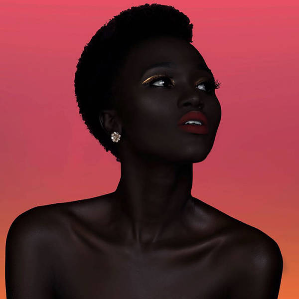 This South Sudanese Model Has The Darkest Beauty You Will Ever See