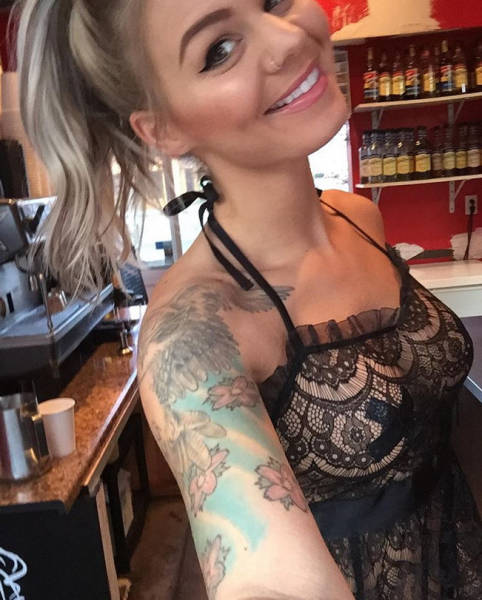 Lilly Definitely Wants To Become The Hottest Barista In The World!