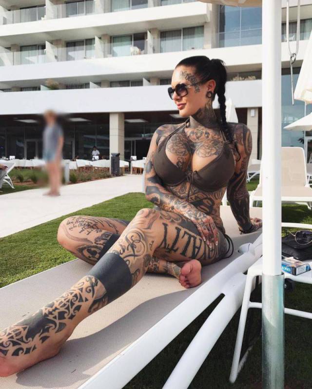 This Model Can Offer You Any Tattoo You Could Wish For