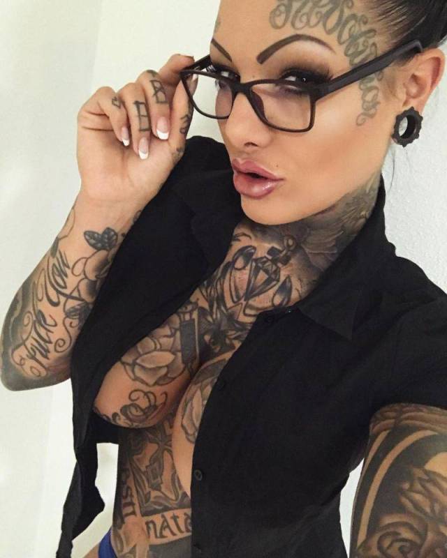 This Model Can Offer You Any Tattoo You Could Wish For