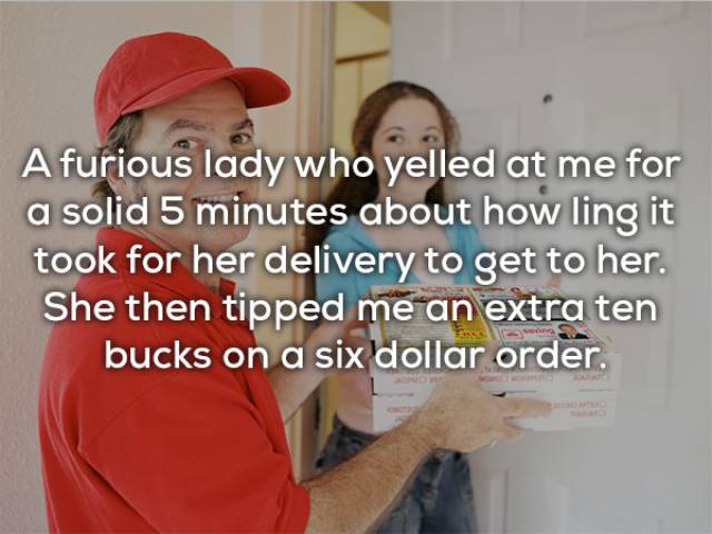 Pizza Delivery Girls Have Very Strange Lives…