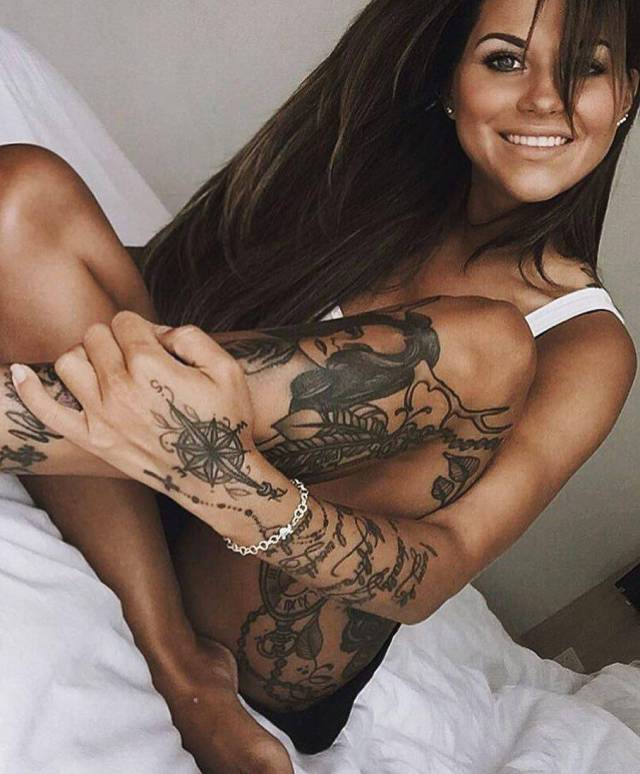 Hot and Hardcore Tattooed Girls