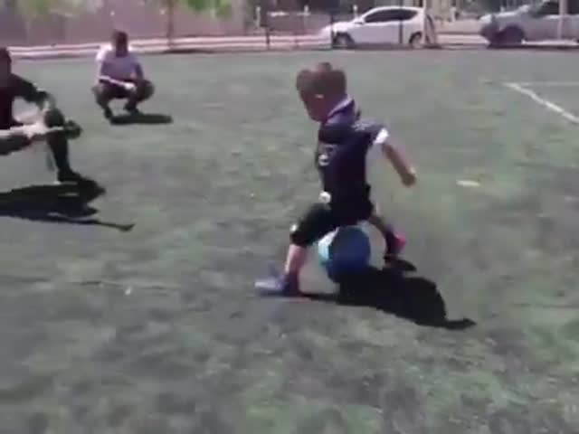 This Little Boy Is Better At Football Than Many Adult Players