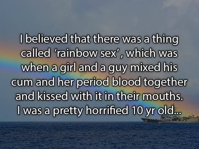 When You Don’t Know Anything About Sex, You’re Just Going To Believe Some Crazy Stuff