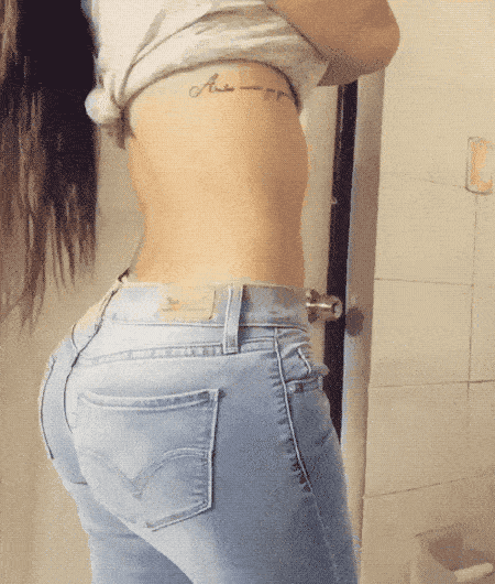 Those Jeans Barely Hold Them!