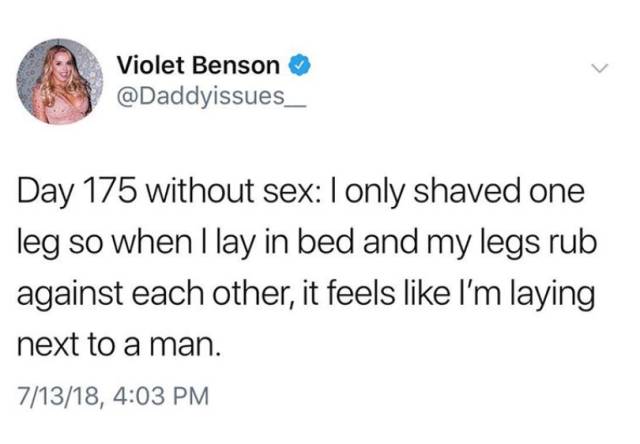 What Countless Days Without Sex Do To You