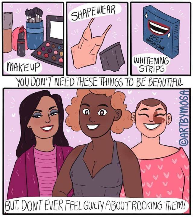 Her Comics Show Struggles That Girls Can Very Much Relate To