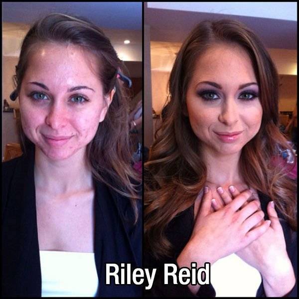 How Makeup Changes Pornstars