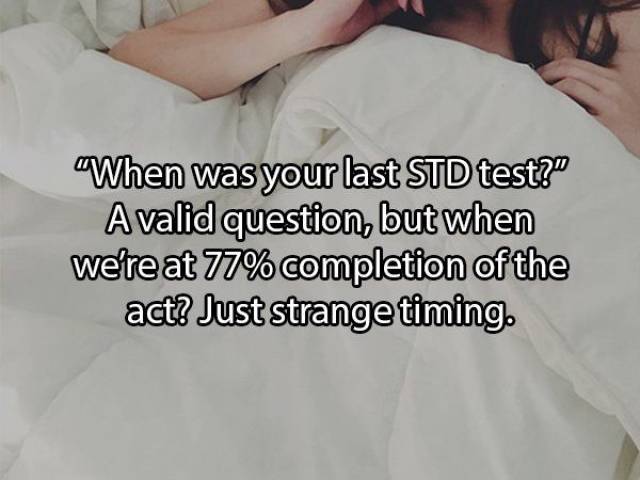 Some Questions Should Never Be Asked During Sex