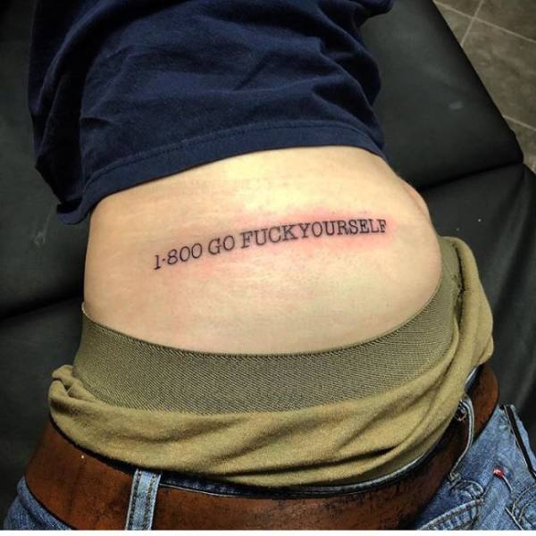 Alas, These Tattoos Are Permanent As Well…