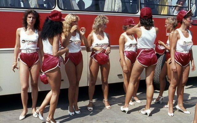 How Grid Girls Were Looking At The First Hungarian Grand Prix 1986
