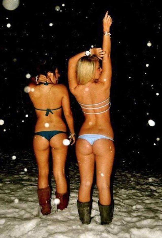 Winter Is Never Too Cold For These Hotties