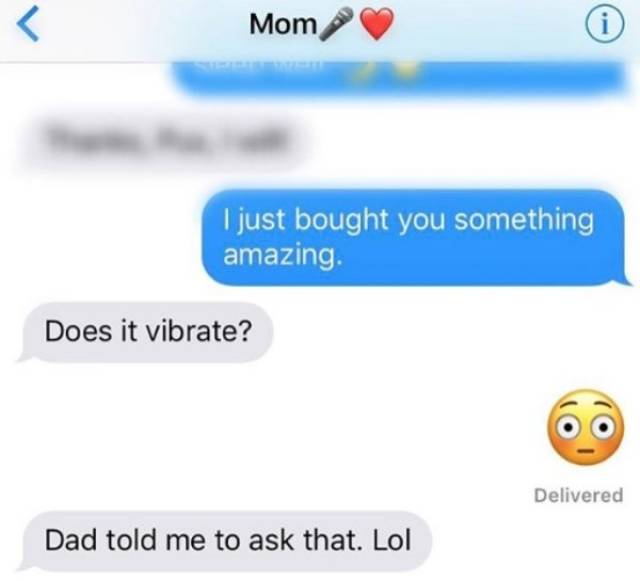 Sex Texts From Parents Are Something You Don’t Want To Receive