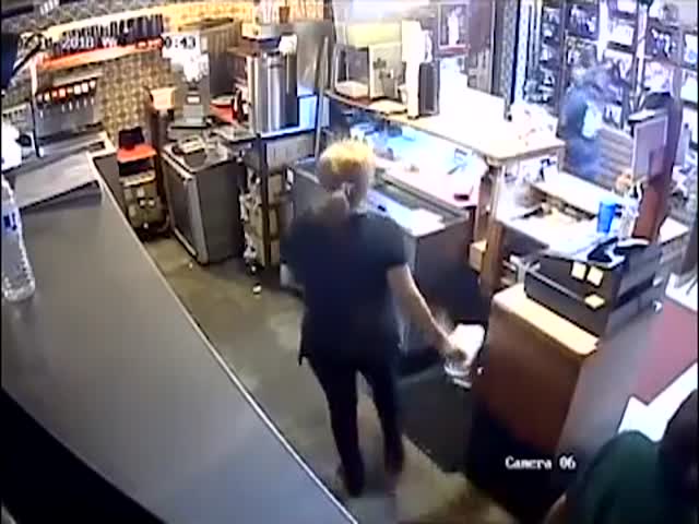 A Single Robber Against A Full Mexican Restaurant
