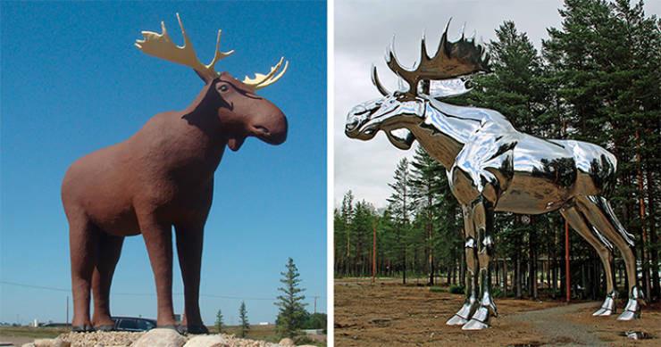 Canada Just Can’t Tolerate Norway Having The Tallest Moose Statue In The World