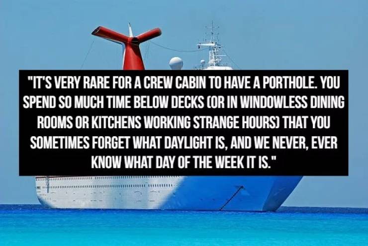 Cruise Ship Workers Have A Lot Of Things To Confess About