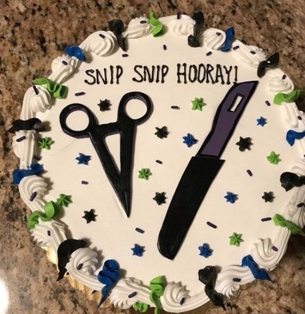 Vasectomy Day Cakes Celebrate The Snip-Snip