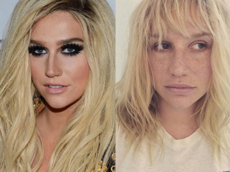 Singers Look So Strange Without Makeup