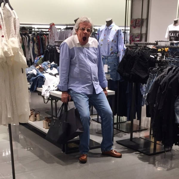 Pay Respects To These Men Waiting For Their Shopping Women