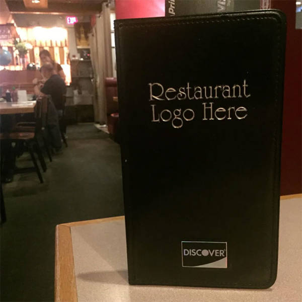 Restaurants, Come Up With Some Better Designs!