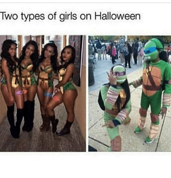 Different Girls – Different Halloween Costumes