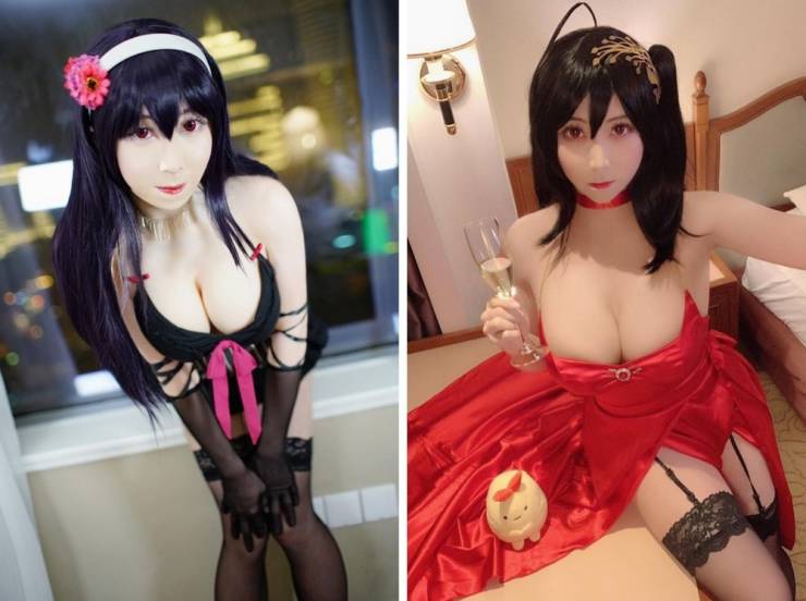 Cosplay Girl Becomes A Food Delivery Girl, Earns Thousands Of New Clients For The Company
