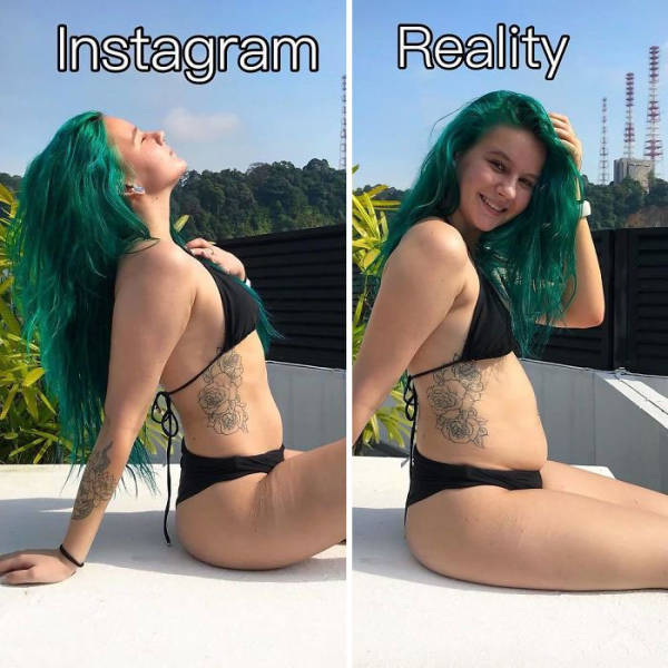 Health Blogger Shows The Reality Behind Instagram Photos