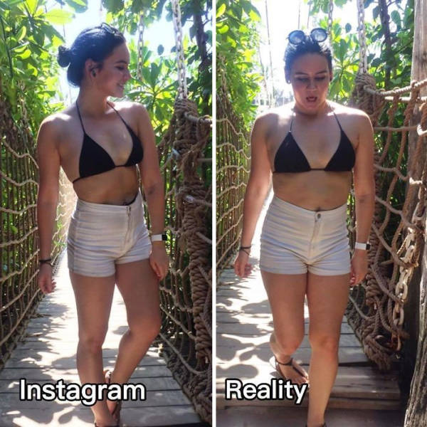 Health Blogger Shows The Reality Behind Instagram Photos
