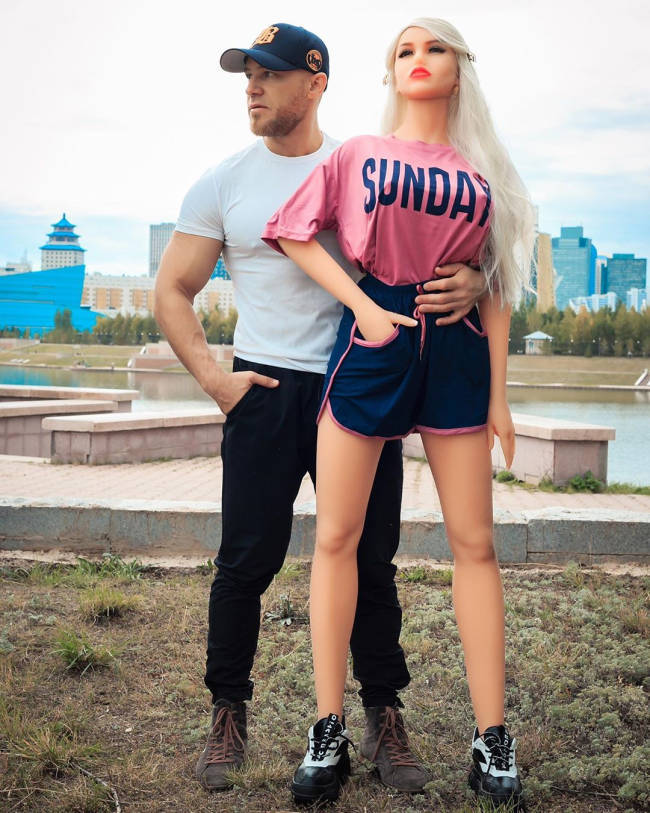 Kazakhstan Bodybuilder Finds The Love Of His Life… In A Sex Doll