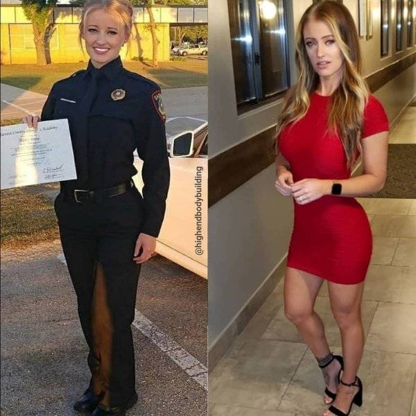 In Uniform Or Not, They Look Great!