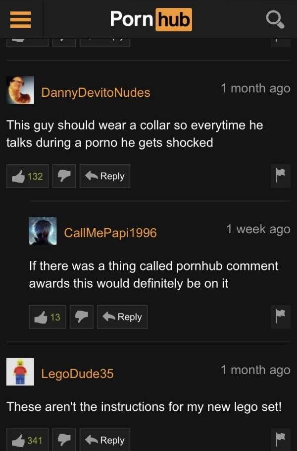 You Never Know What You’ll Find In Pornhub’s Comment Section…