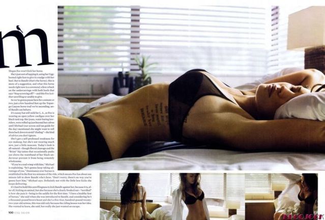 Megan Fox dans in Esquire magazine (6 pics)