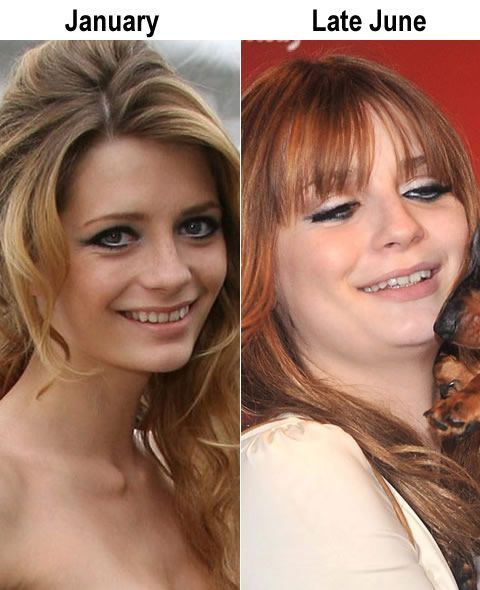 Mischa Barton playing games with her weight (10 pics)