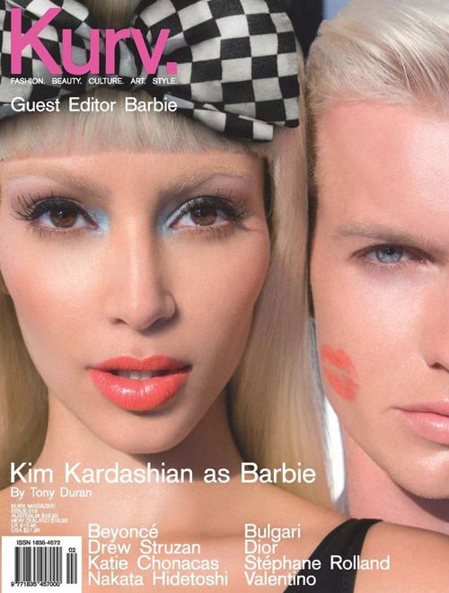 Kim Kardashian in a Barbie image (11 pics)