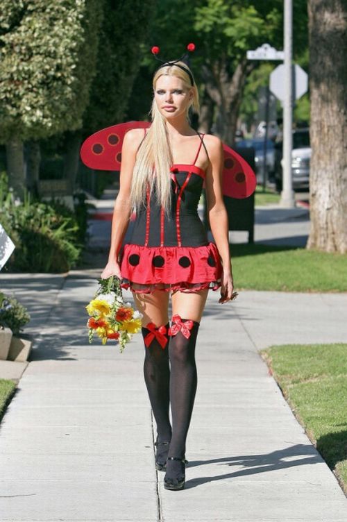 Sophie Monk in a Sexy Lady Bug Costume (9 pics)