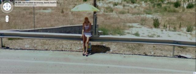 Prostitutes Spotted on Google Street View (24 pics)