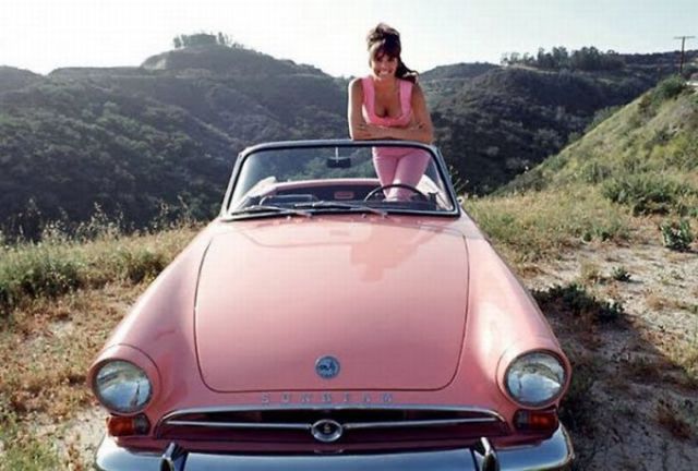 Babes in Vintage Vehicle Ads (20 pics)