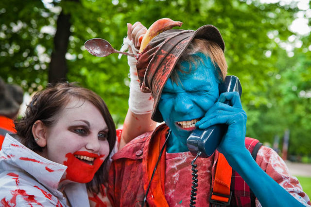 Zombie Walk in Moscow (84 pics)
