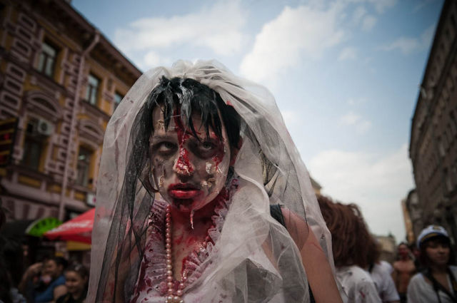 Zombie Walk in Moscow (84 pics)