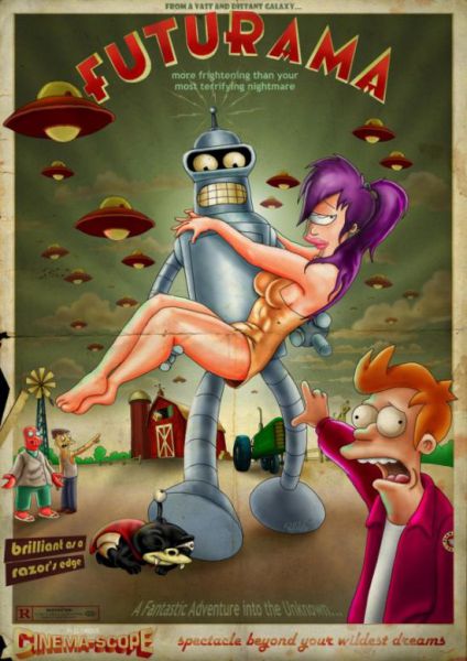 Works of Art Inspired by Futurama TV Show (39 pics)