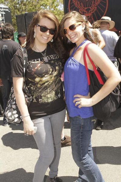 Girls from Rockstar Mayhem Festival 2011