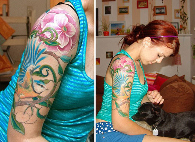 Hot Chicks With Sleeve Tattoos