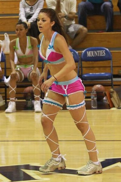 Basketball Players in Lingerie