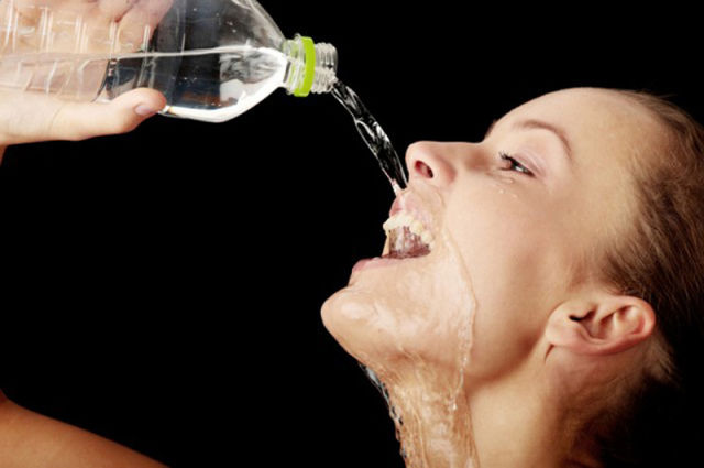 Girls Failing to Drink Water