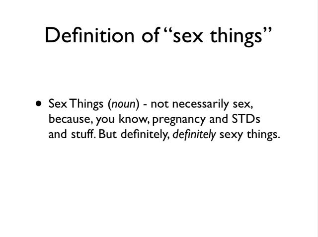 Do-Sex-Things Powerpoint