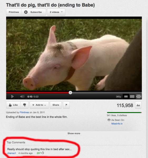 Really Funny YouTube Comments. Part 2